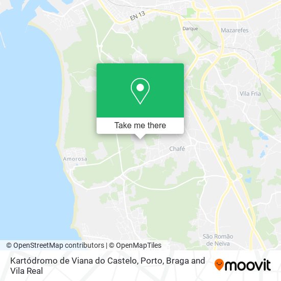Kartódromo de Viana do Castelo map