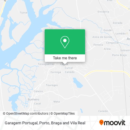 Garagem Portugal map