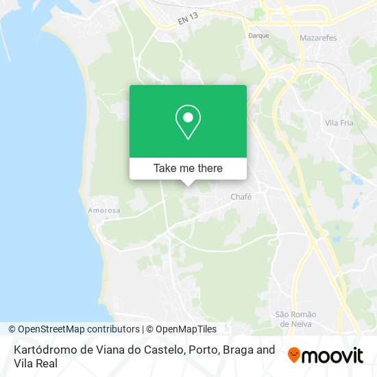 Kartódromo de Viana do Castelo map