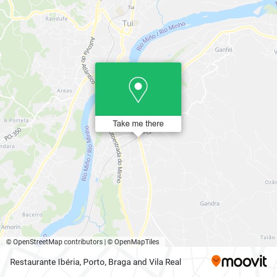 Restaurante Ibéria mapa