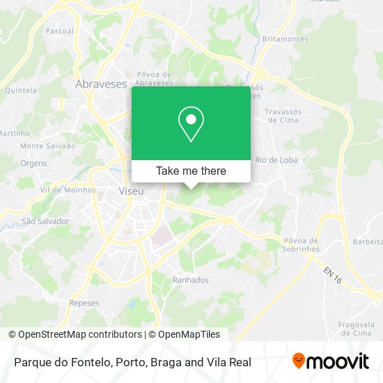 Parque do Fontelo mapa