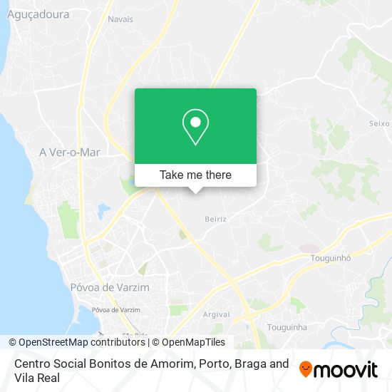 Centro Social Bonitos de Amorim mapa