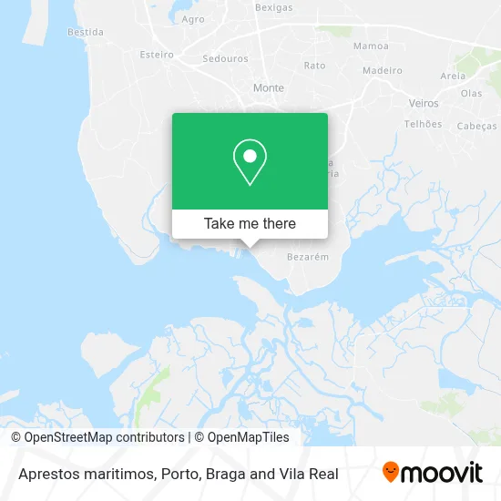 Aprestos maritimos map