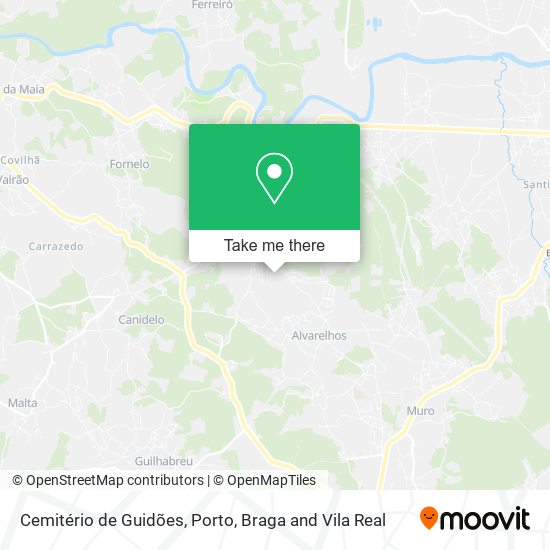 Cemitério de Guidões map