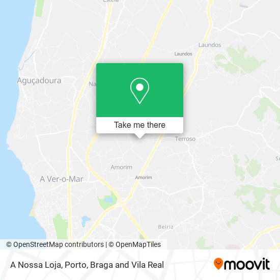 A Nossa Loja mapa