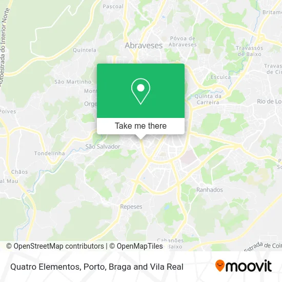 Quatro Elementos map