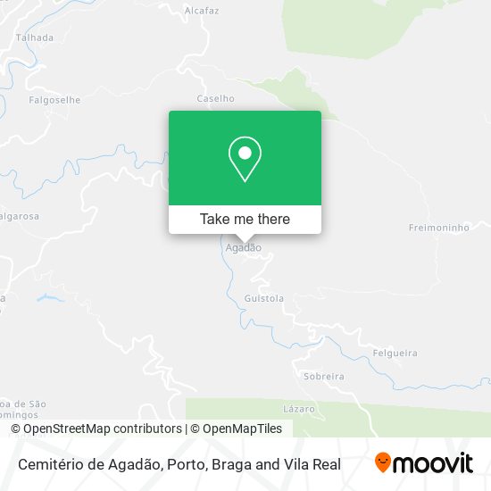 Cemitério de Agadão mapa