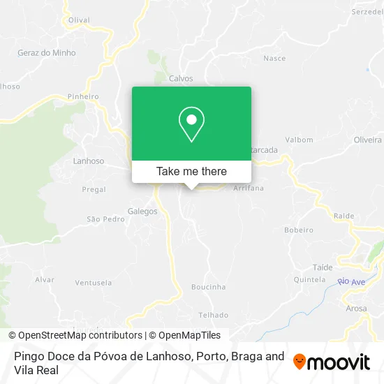 Pingo Doce da Póvoa de Lanhoso map