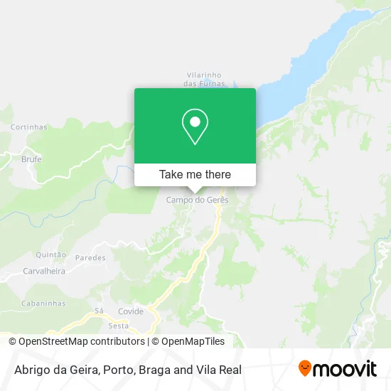 Abrigo da Geira map