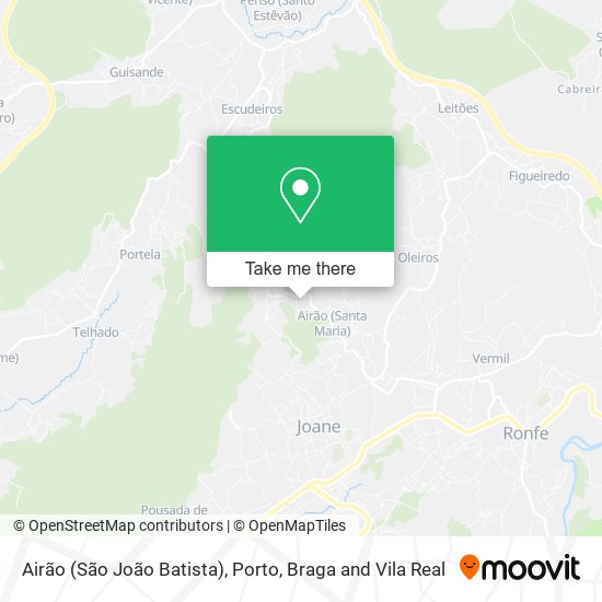 Airão (São João Batista) map