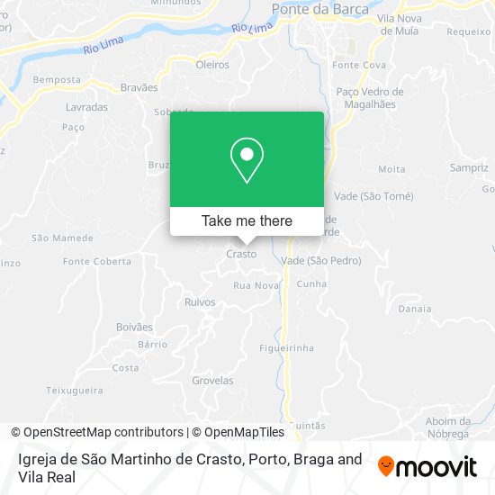 Igreja de São Martinho de Crasto map