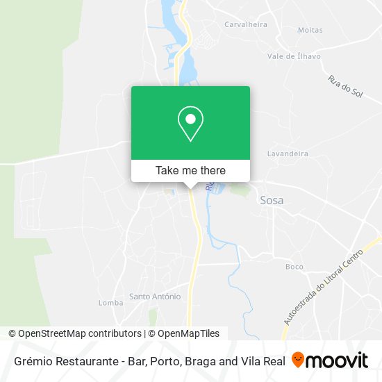 Grémio Restaurante - Bar mapa