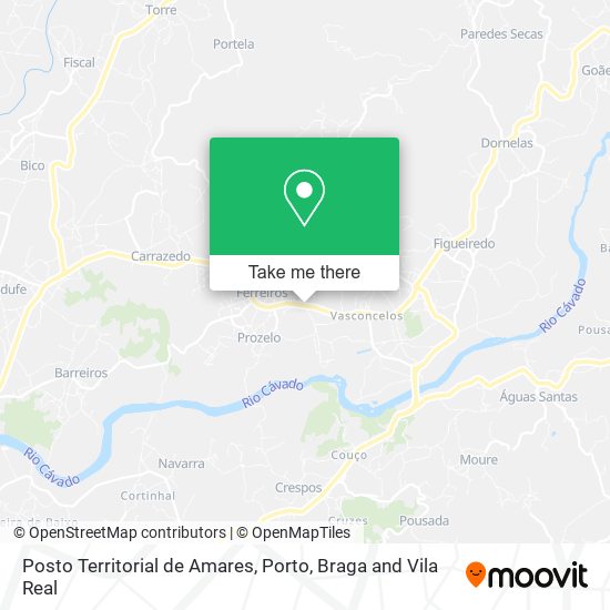 Posto Territorial de Amares map