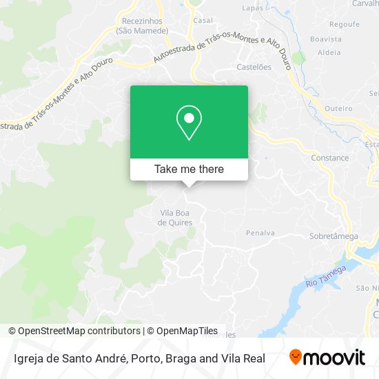 Igreja de Santo André map