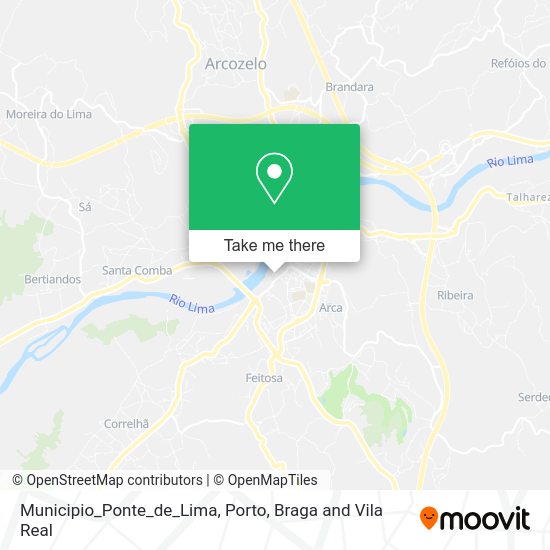 Municipio_Ponte_de_Lima mapa