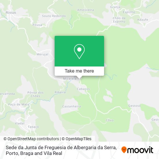 Sede da Junta de Freguesia de Albergaria da Serra map
