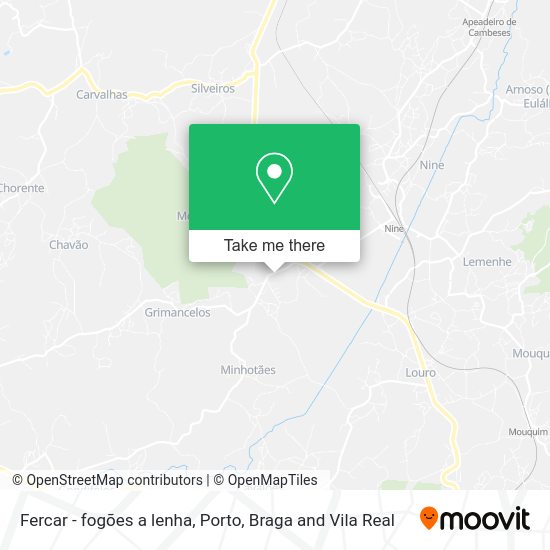 Fercar - fogões a lenha map
