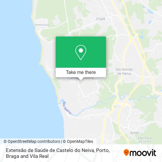 Extensão de Saúde de Castelo do Neiva map
