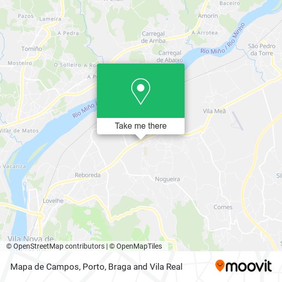Mapa de Campos mapa