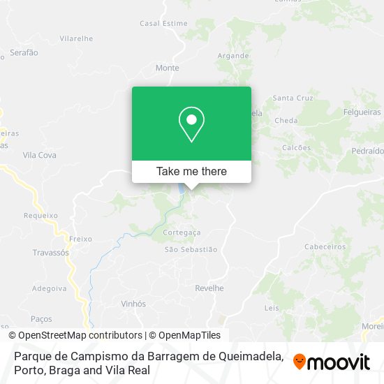 Parque de Campismo da Barragem de Queimadela map