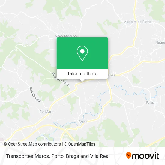 Transportes Matos map