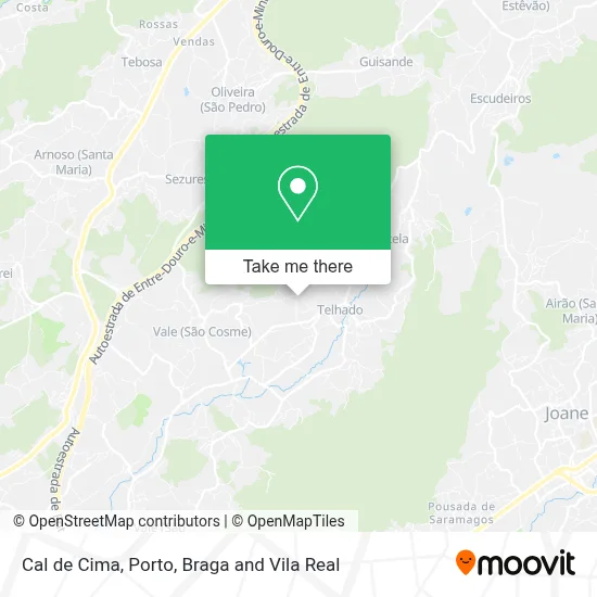 Cal de Cima map