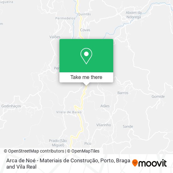 Arca de Noé - Materiais de Construção map