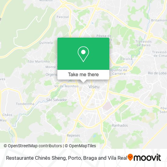 Restaurante Chinês Sheng map