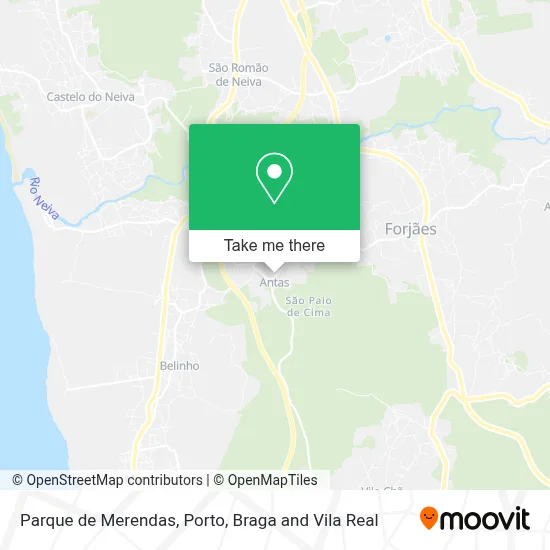 Parque de Merendas map
