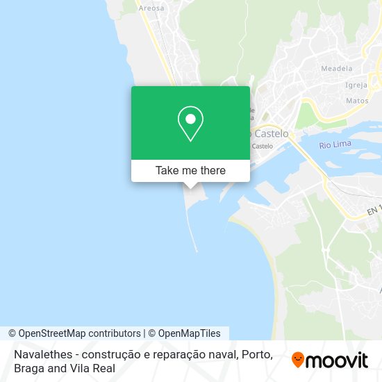 Navalethes - construção e reparação naval mapa