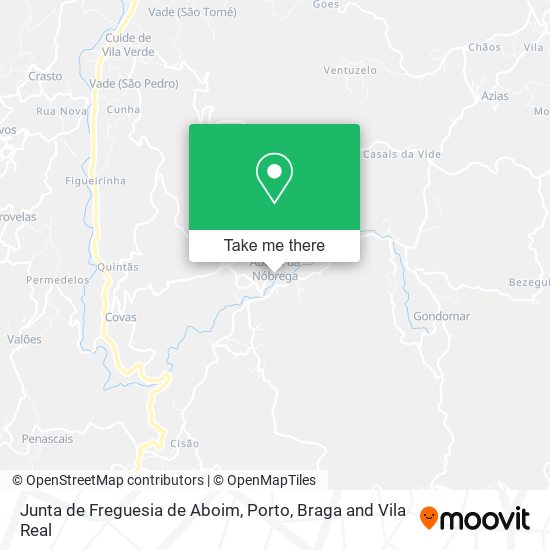 Junta de Freguesia de Aboim map