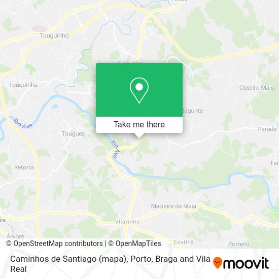 Caminhos de Santiago (mapa) map