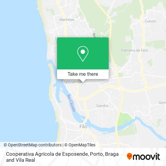 Cooperativa Agrícola de Esposende map