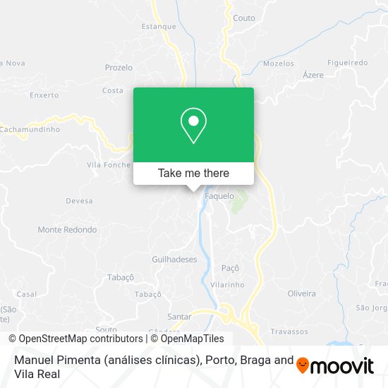 Manuel Pimenta (análises clínicas) mapa