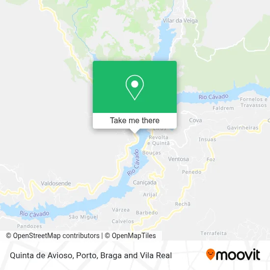 Quinta de Avioso map