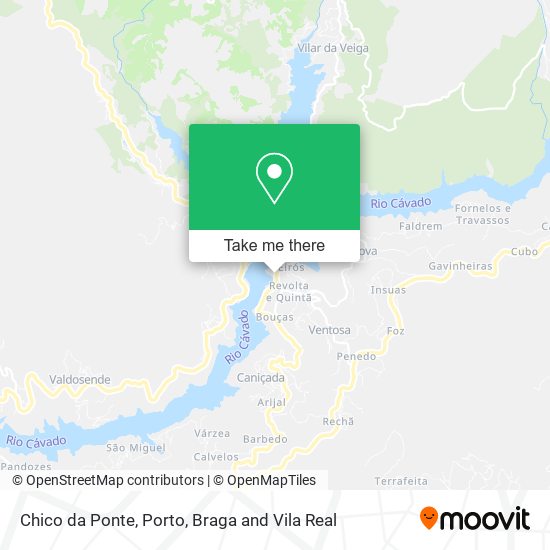 Chico da Ponte map