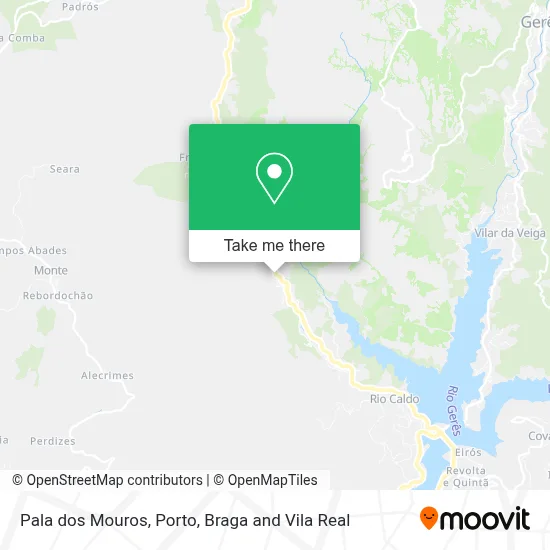 Pala dos Mouros map