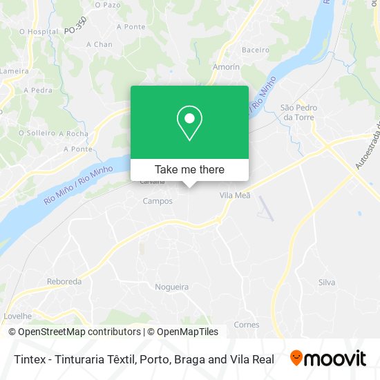 Tintex - Tinturaria Têxtil map