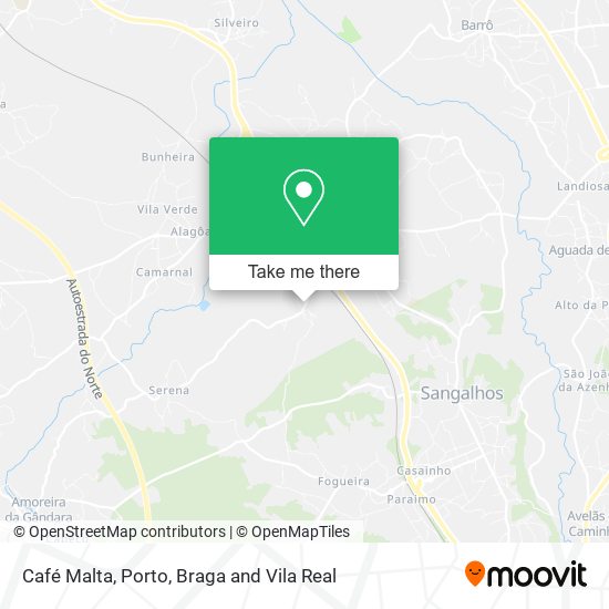 Café Malta mapa