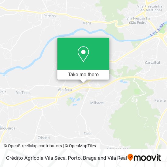 Crédito Agrícola Vila Seca map