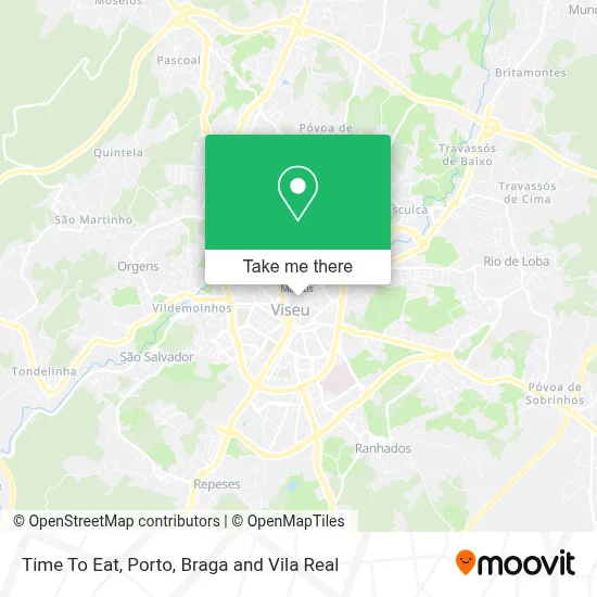 Time To Eat map