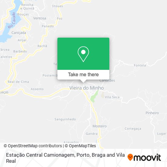 Estação Central Camionagem map