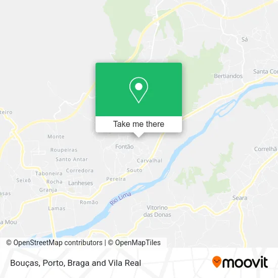 Bouças map