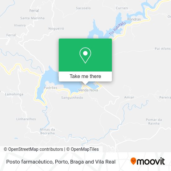 Posto farmacêutico mapa