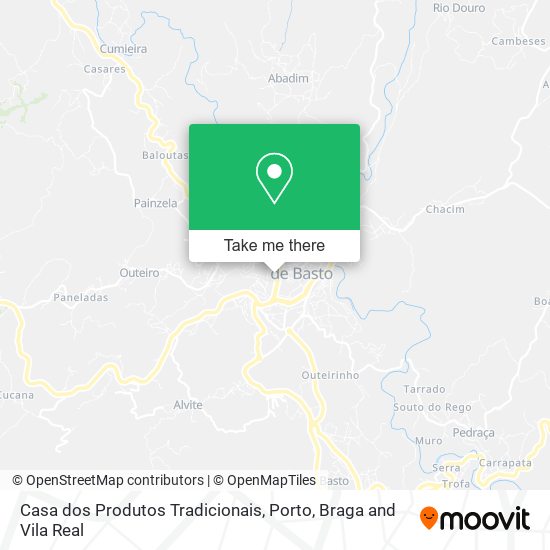 Casa dos Produtos Tradicionais map