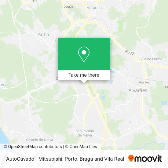 AutoCávado - Mitsubishi map