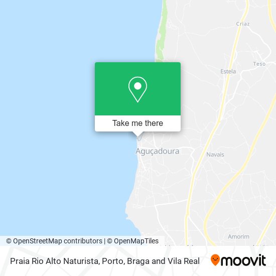 Praia Rio Alto Naturista map