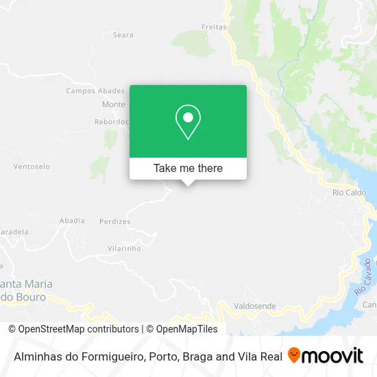 Alminhas do Formigueiro map