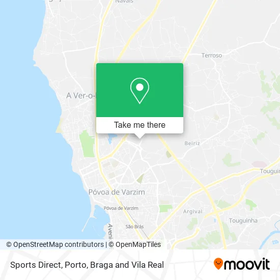 Sports Direct map