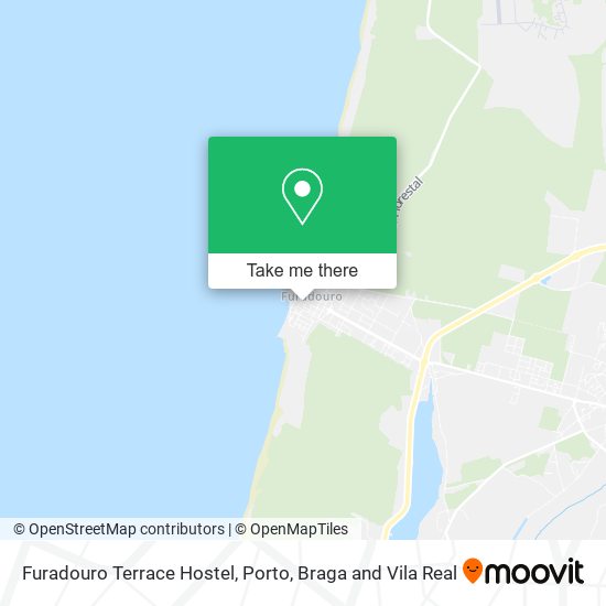 Furadouro Terrace Hostel map